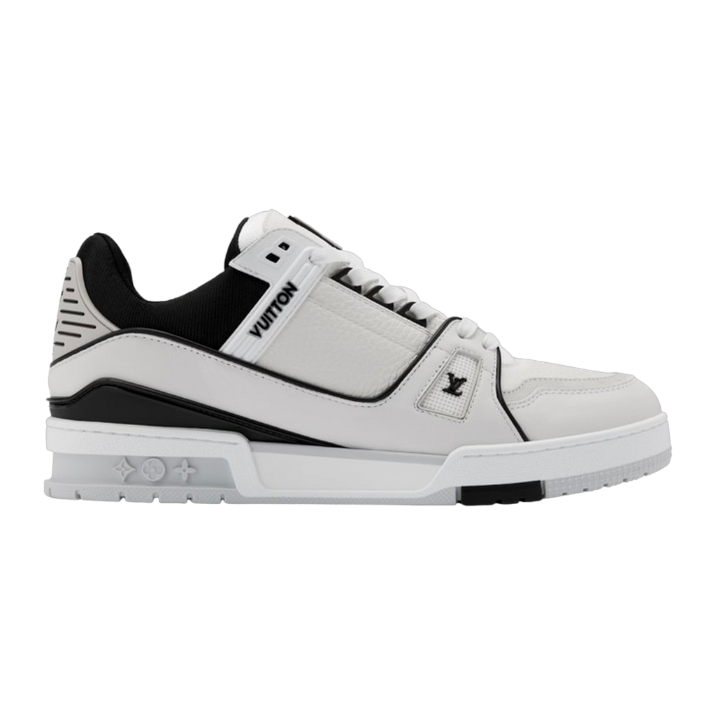 LV Trainers Denim Noir White