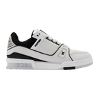 LV Trainers Denim Noir White
