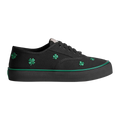 Saltwind Sneaker Clover on Black Cotton