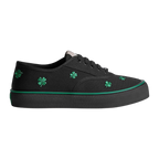 Saltwind Sneaker Clover on Black Cotton