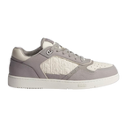 B27 Low-Top Trianon Gray and Cream Grained Calfskin