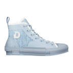 B23 High Top Logo Oblique Light Blue Monogram