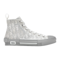 B23 High Top Logo Oblique Grey Monogram