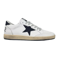 Golden Goose Ball-Star Black Star Black Heel Tab White