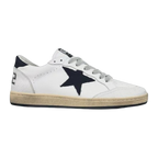 Golden Goose Ball-Star Black Star Black Heel Tab White
