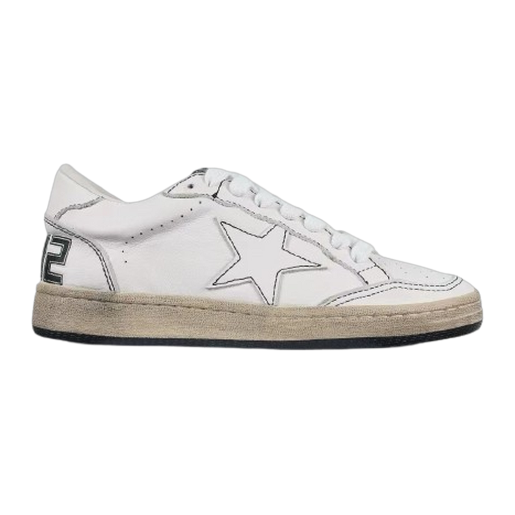 Golden Goose Ball-Star White Star White Heel Tab
