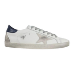 Golden Goose Ball-Star Suede Star Blue Heel Tab