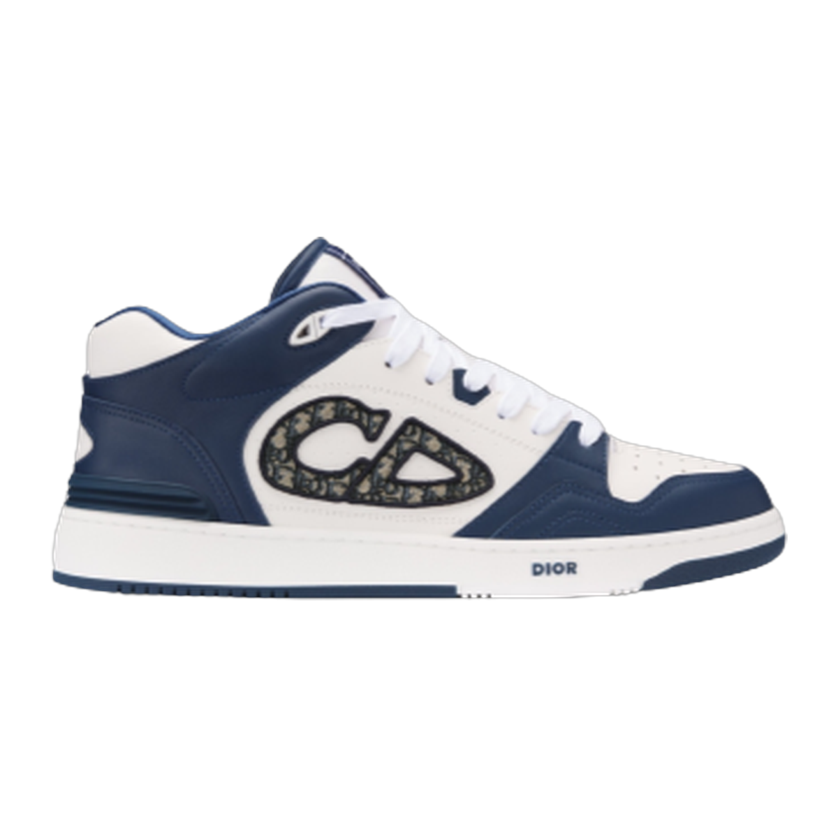 B57 Mid-Top Navy Oblique