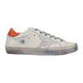Golden Goose Ball-Star Suede Star Orange Heel Tab