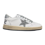 Golden Goose Ball-Star Glitter Star Glitter Heel Tab