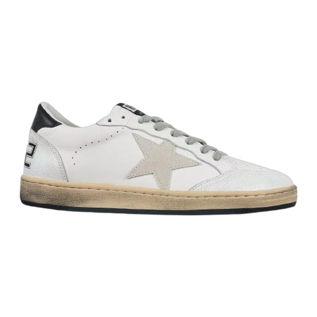 Golden Goose Ball-Star Suede Star Black Heel Tab
