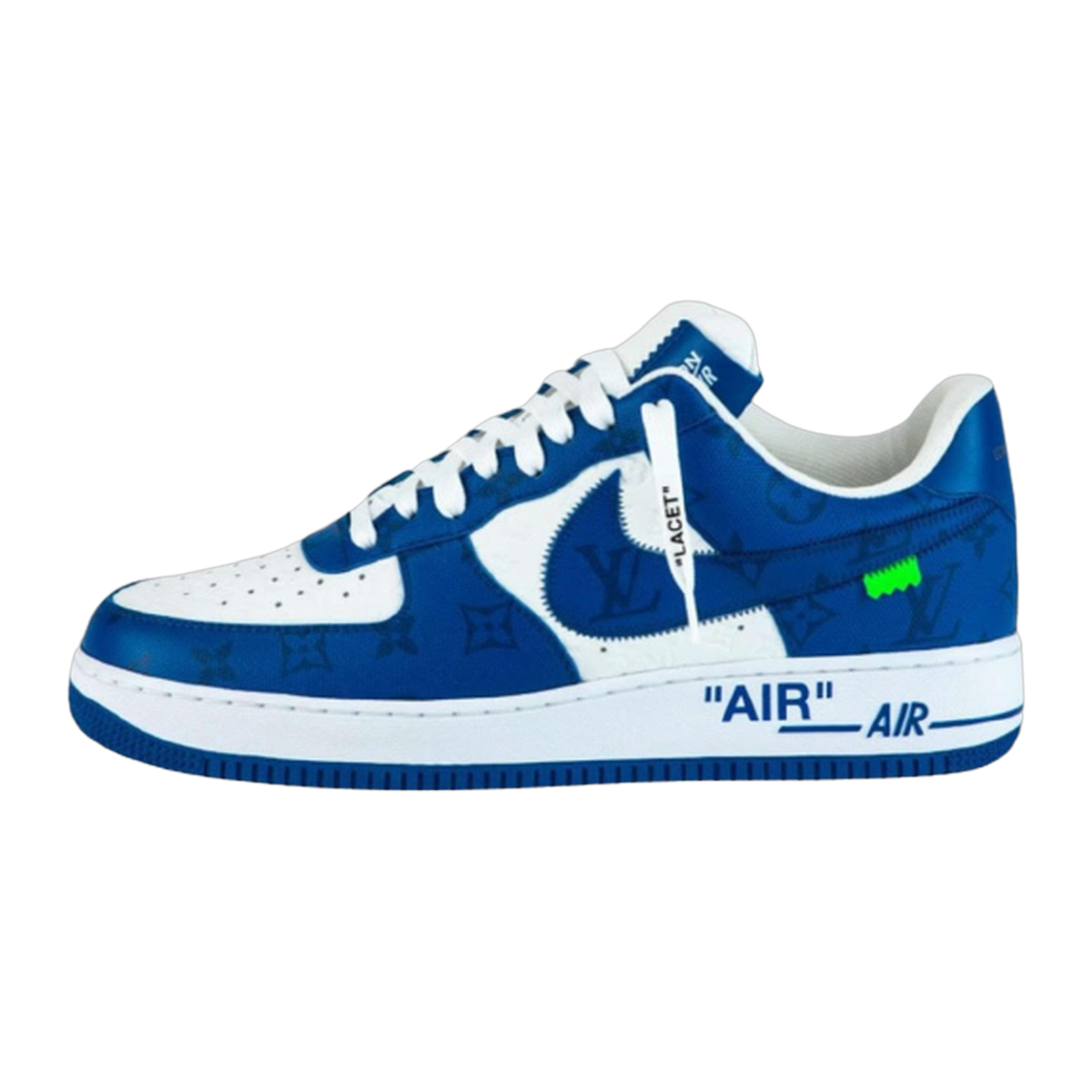 AF1 x OW by Virgil - Blue Customs