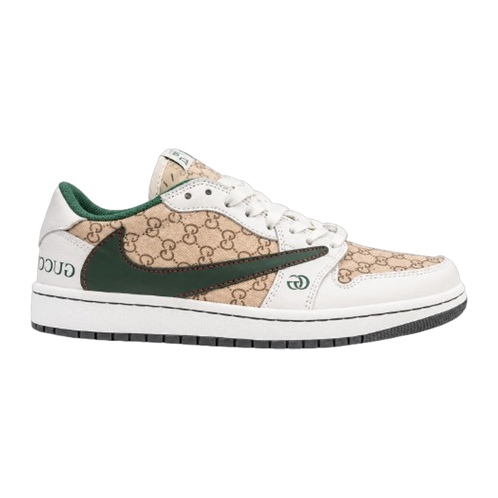 AJ1 Low Travis Scott x Gucci Monogram Customs