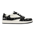 AJ1 Low Travis Scott x LV Black Monogram Customs
