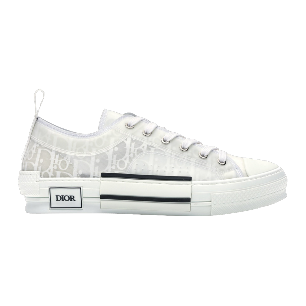 B23 Low Logo Oblique White Monogram