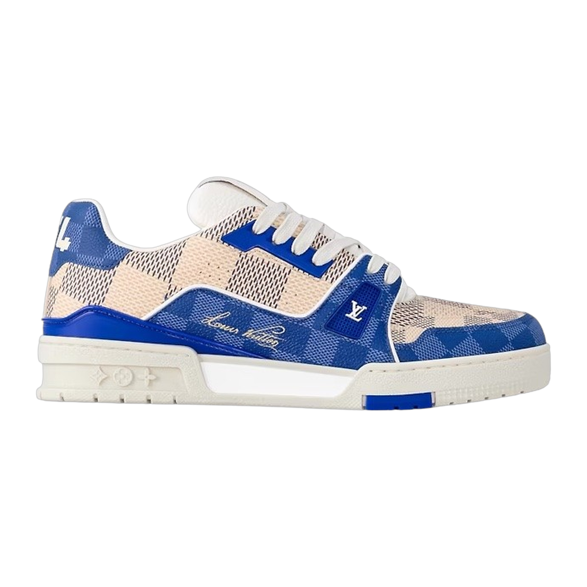 LV Trainers #54 Monogram Blue