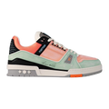 LV Trainers Orange Sage