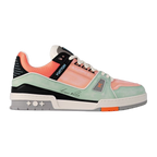 LV Trainers Orange Sage