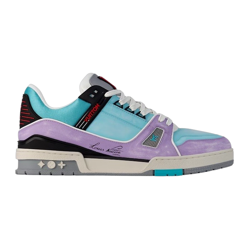 LV Trainers Blue Lilac