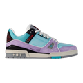 LV Trainers Blue Lilac