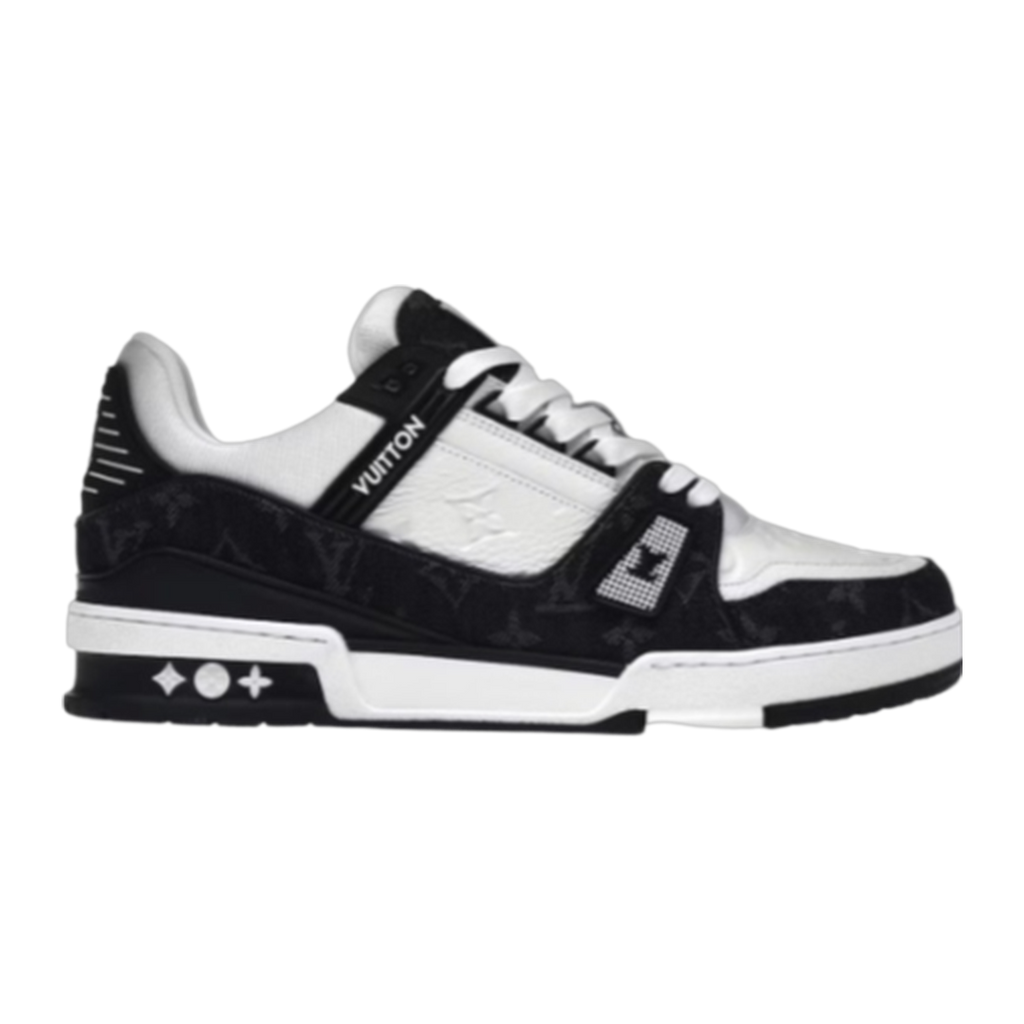 LV Trainers Monogram Denim Black