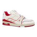 LV Trainers #54 Signature White Red