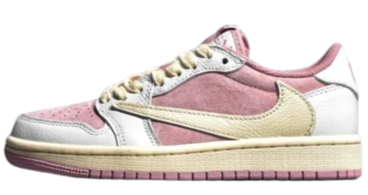 AJ1 Low Travis Scott Shy Pink