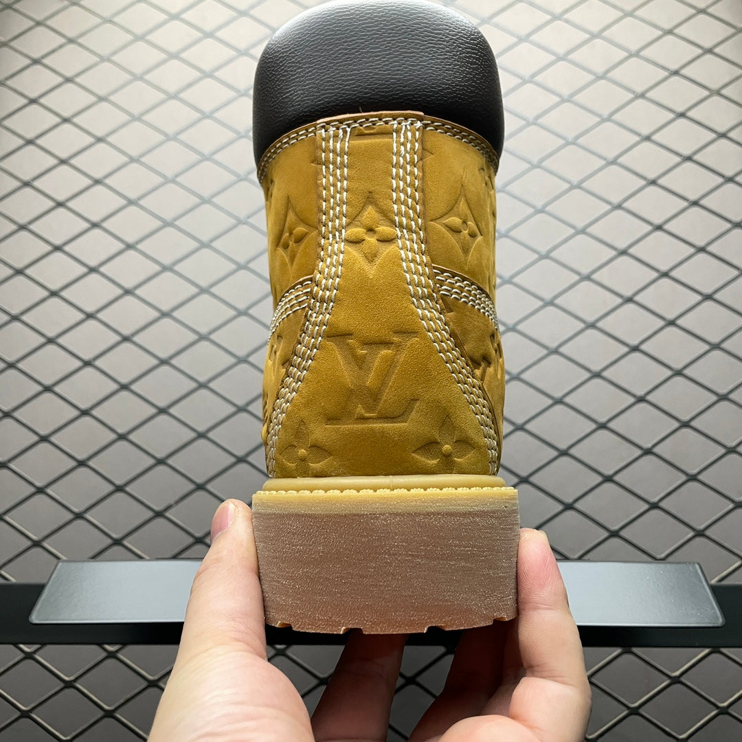 LV x Timbs Embossed Monogram Suede