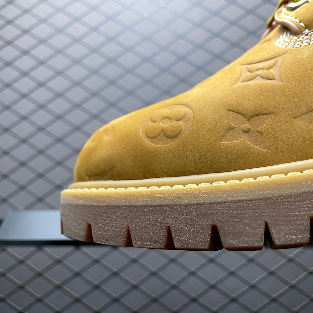 LV x Timbs Embossed Monogram Suede