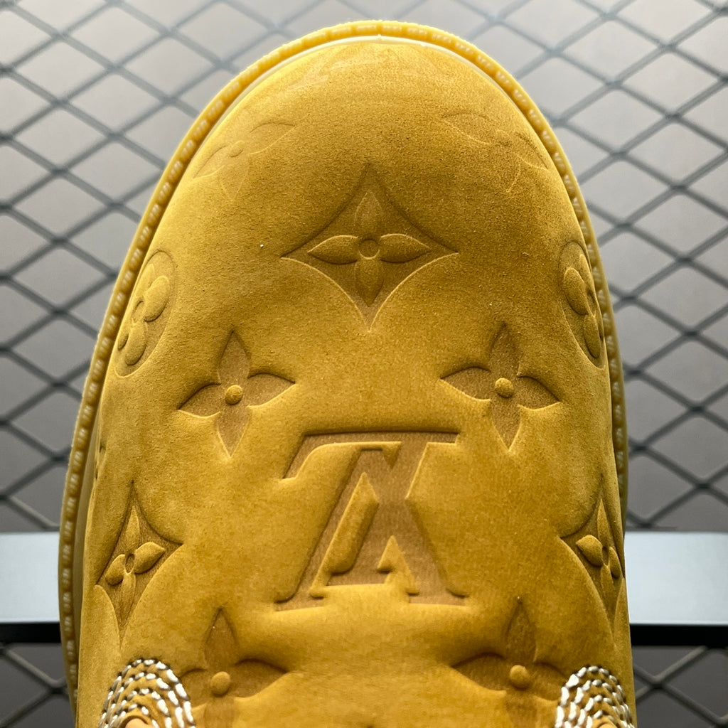 Timbs Collection LV x Timbs Embossed Monogram Suede – THE MINTED PROJECT