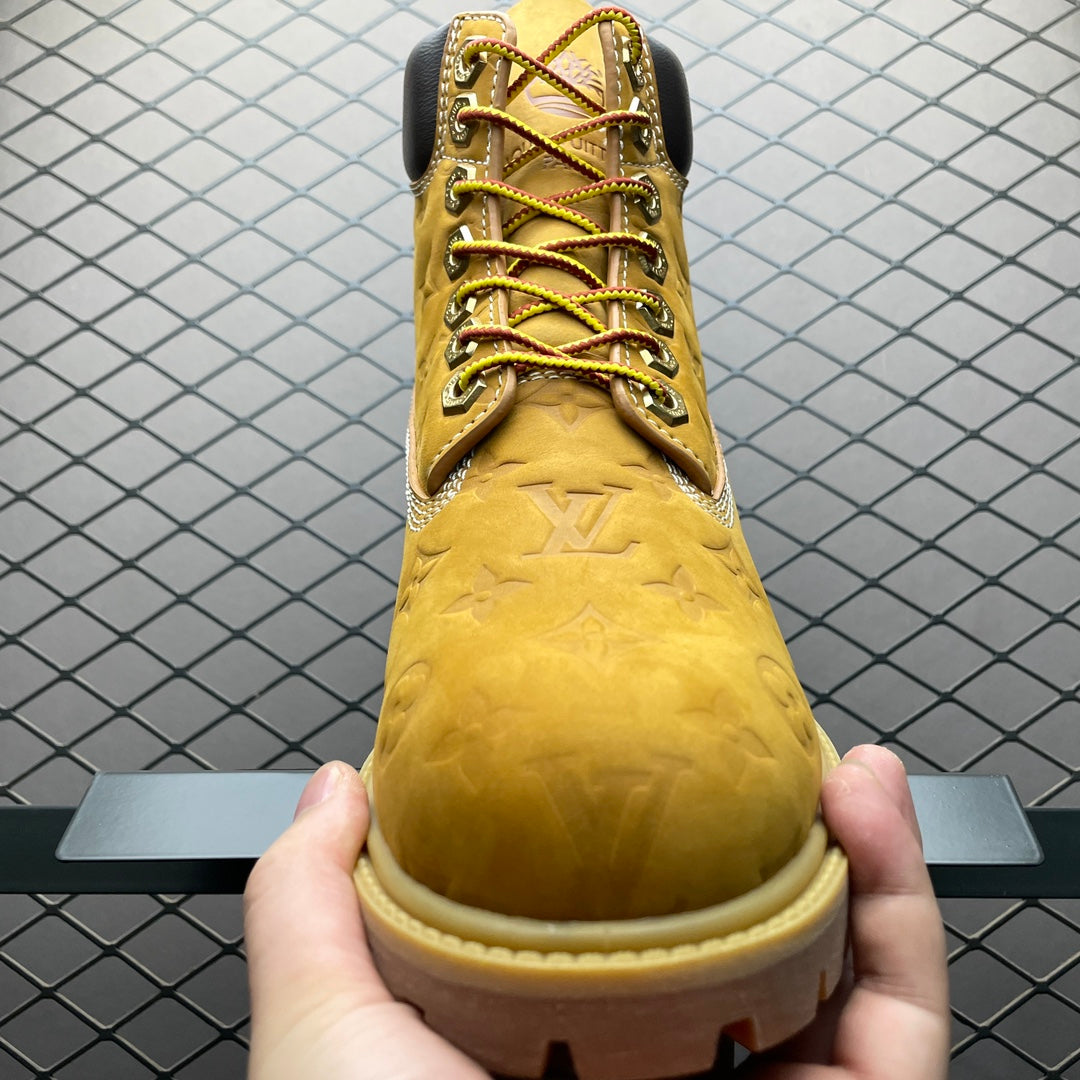 LV x Timbs Embossed Monogram Suede