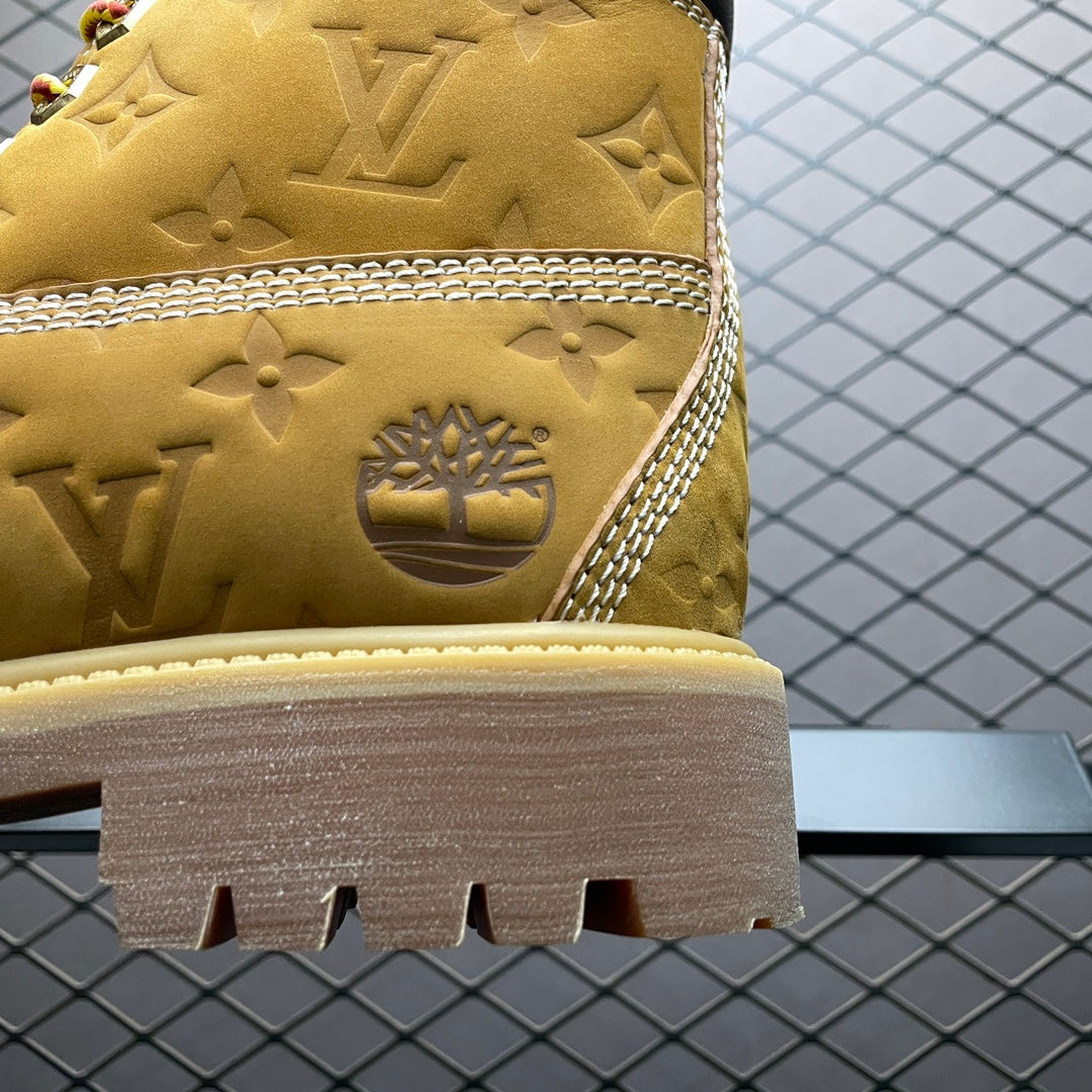 LV x Timbs Embossed Monogram Suede