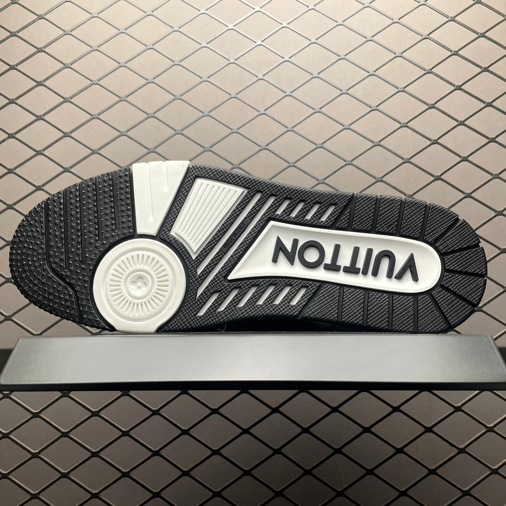 LV Trainers Monogram Denim Black