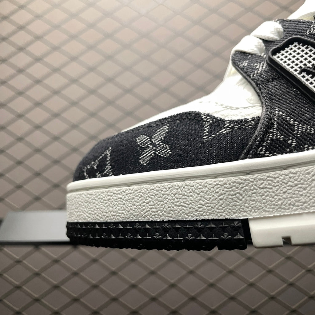 LV Trainers Monogram Denim Black