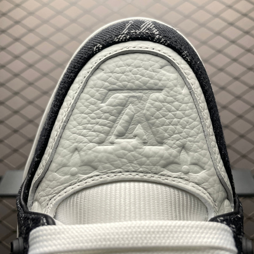 LV Trainers Monogram Denim Black