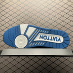 LV Trainers Monogram Denim Blue
