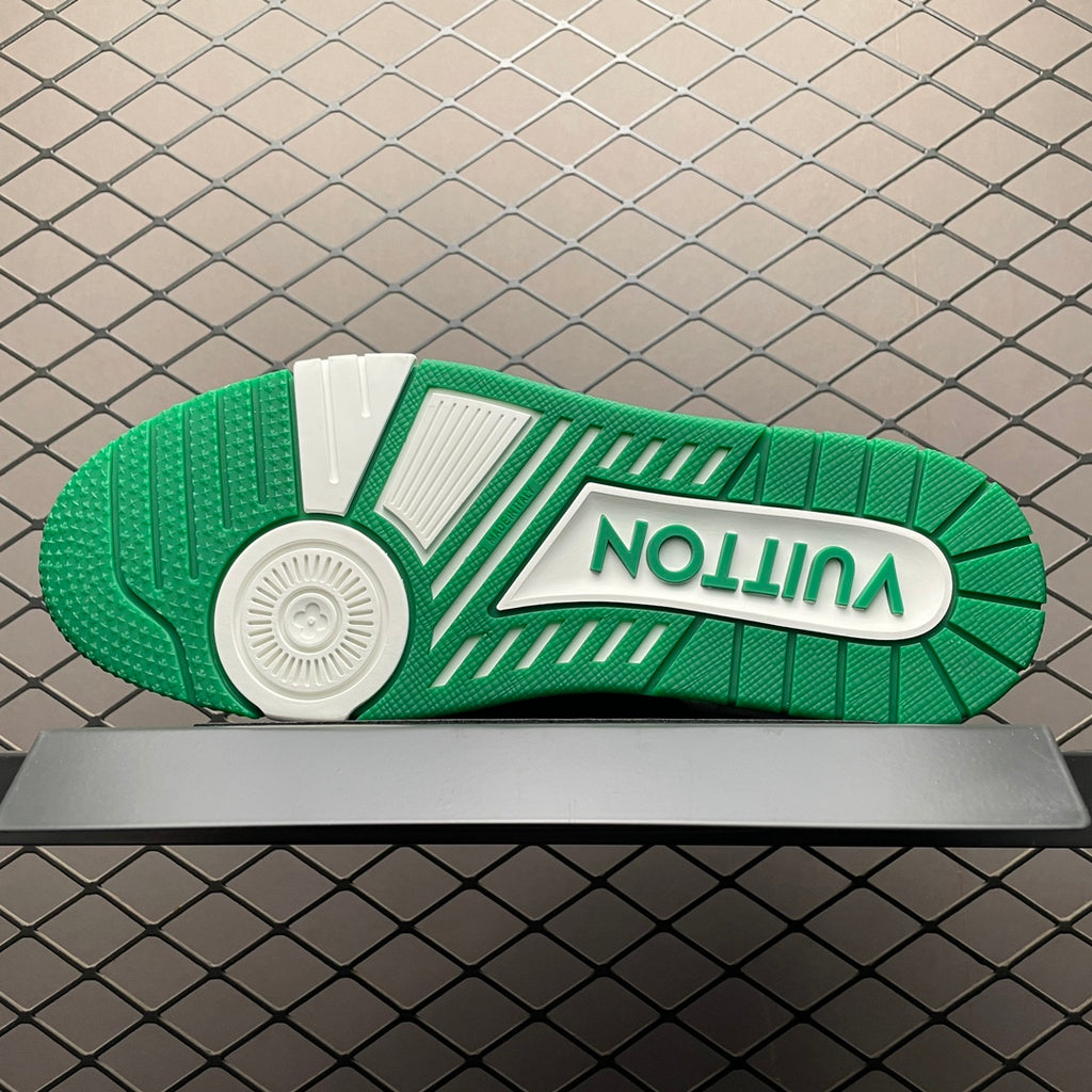 LV Trainers #54 Monogram Denim Green