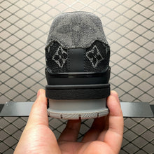 Load image into Gallery viewer, LV Trainers Black Denim
