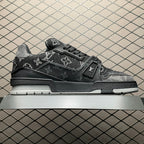 LV Trainers Black Denim