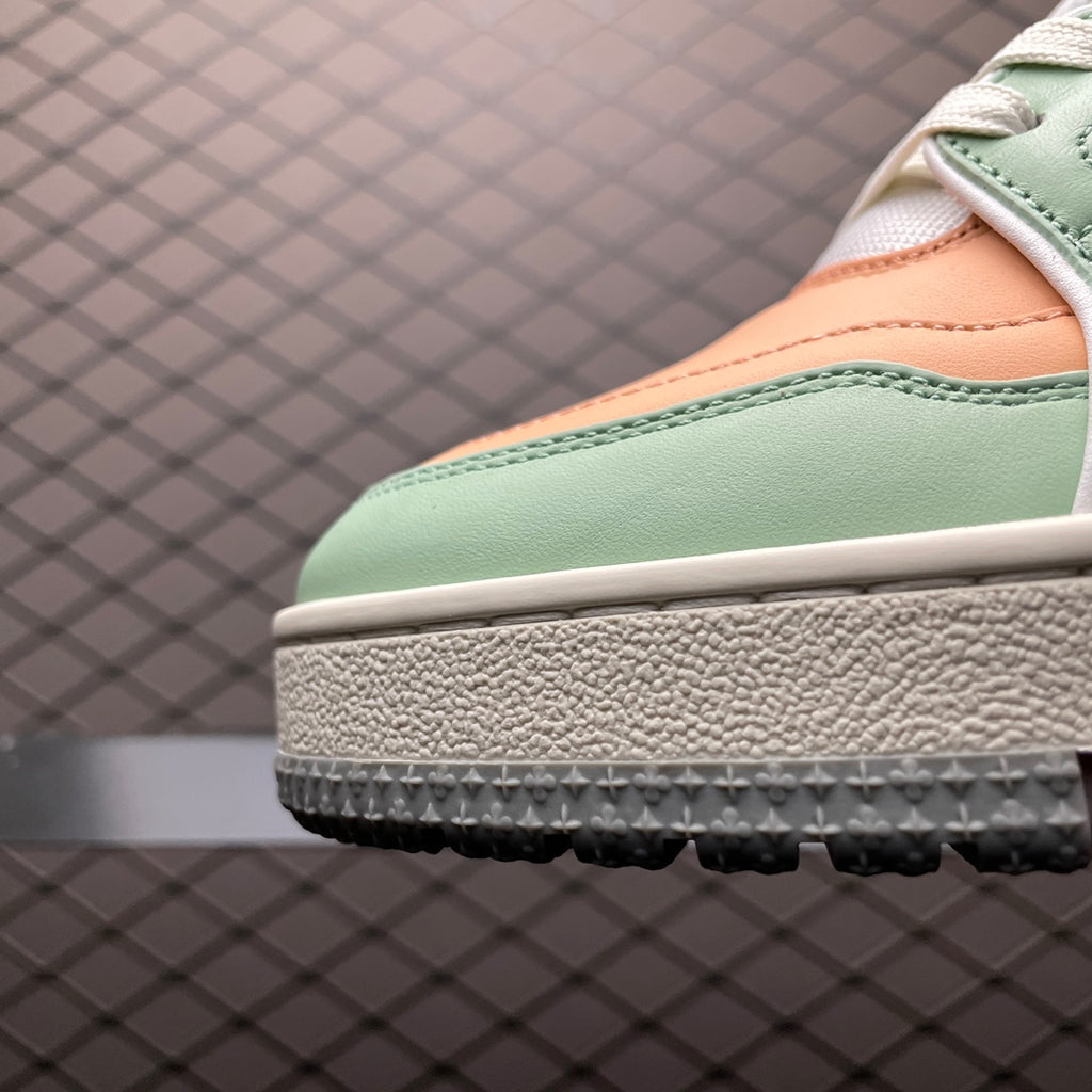 LV Trainers Orange Sage