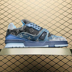 LV Trainers Blue Denim