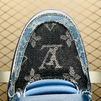 LV Trainers Blue Denim