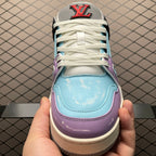 LV Trainers Blue Lilac