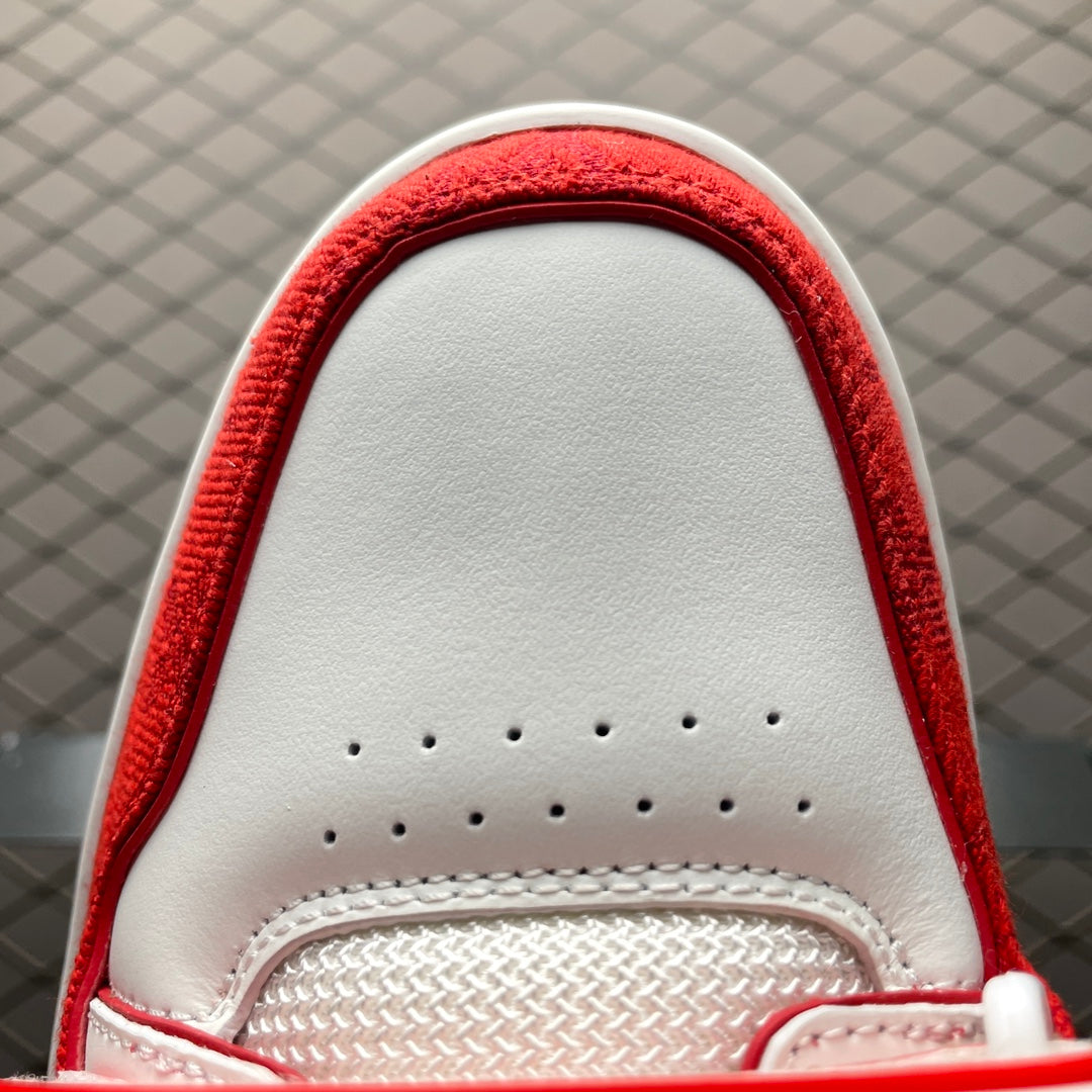 LV Trainers Velcro Strap Monogram Denim Red