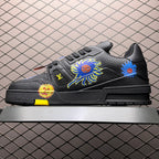 LV Trainers #54 x Yayoi Kusama Black