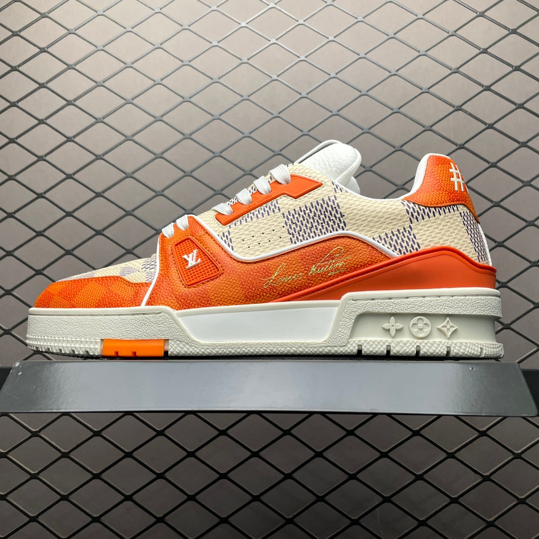 LV Trainers #54 Monogram Orange – THE MINTED PROJECT