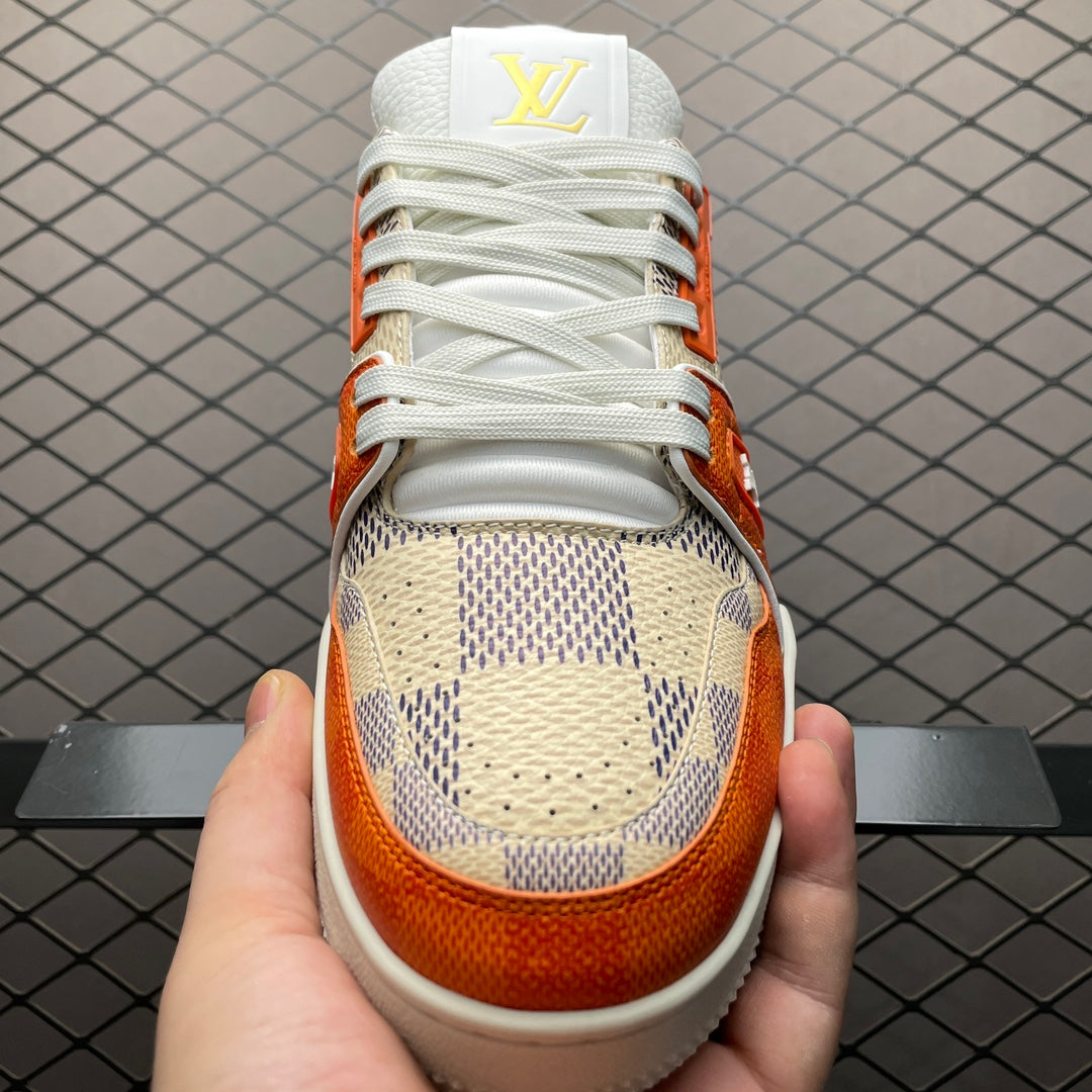 LV Trainers #54 Monogram Orange