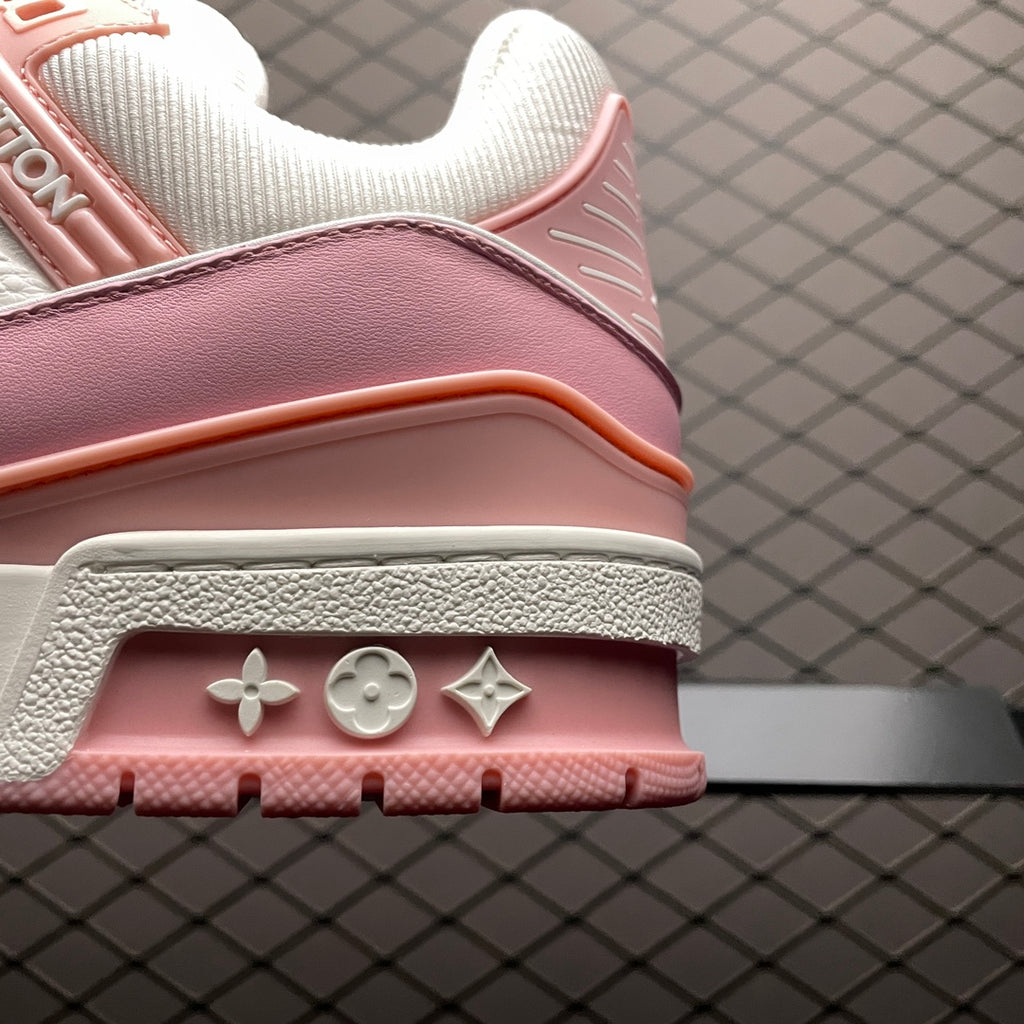 LV Trainers Baby Pink
