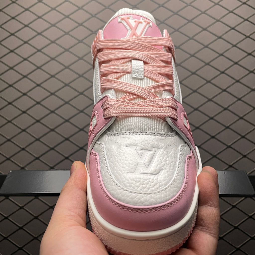 LV Trainers Baby Pink