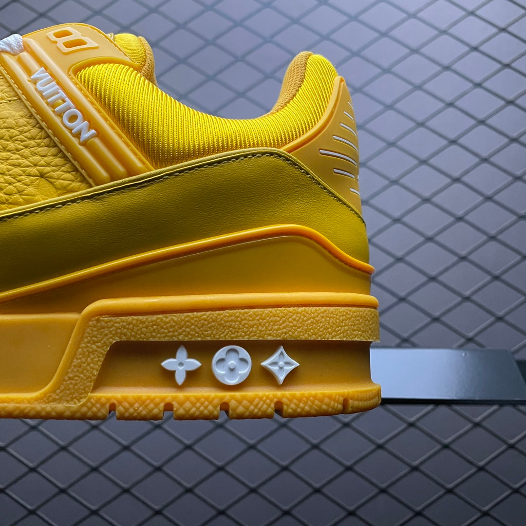 LV Trainers Yellow Embossed Monogram